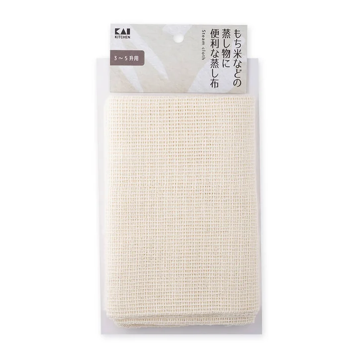 むし上手3〜5升用のパッケージ。1〜2升用より大きい綿の蒸し布