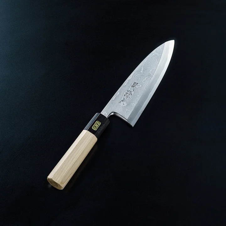 関孫六 青紙鋼ダマスカス 出刃 150mm