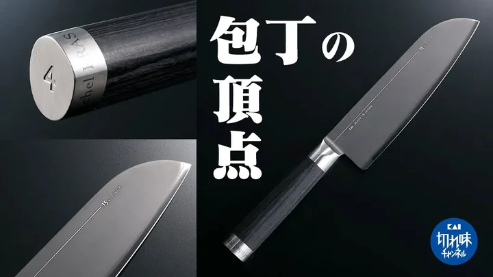 YouTube 貝印の切れ味チャンネルの動画「覇気を纏った黒刀『ミシェル・ブラス』」のサムネイル